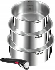 Tefal puodų rinkinys, 3 vnt. kaina ir informacija | Puodai, greitpuodžiai | pigu.lt