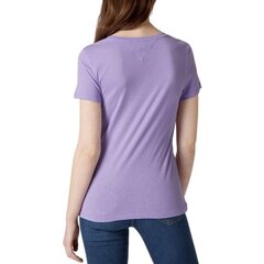 Marškinėliai moterims Tommy Jeans, violetiniai kaina ir informacija | Marškinėliai moterims | pigu.lt