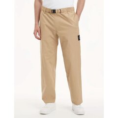 Calvin Klein Jeans kelnės vyrams 8720107637719, smėlio spalvos kaina ir informacija | Vyriškos kelnės | pigu.lt