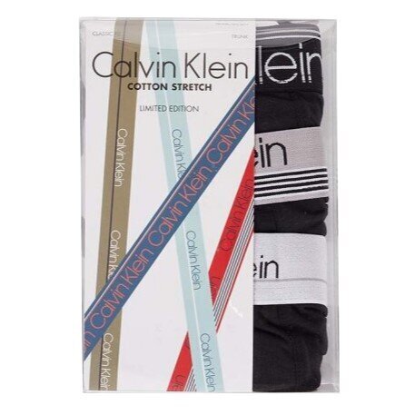 Calvin Klein trumpikės vyrams 8719855976461, juodos, 3 vnt. kaina ir informacija | Trumpikės | pigu.lt