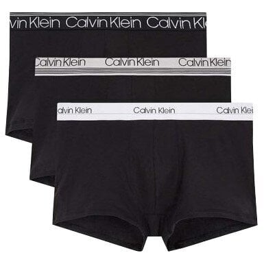 Calvin Klein trumpikės vyrams 8719855976461, juodos, 3 vnt. цена и информация | Trumpikės | pigu.lt