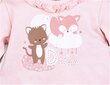 Marškinėliai mergaitėms Nini ABN-3191, rožiniai цена и информация | Marškinėliai kūdikiams | pigu.lt