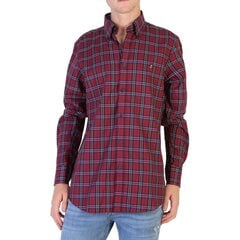Harmont&Blaine Jeans marškiniai vyrams 8058046380398, raudoni цена и информация | Мужские рубашки | pigu.lt