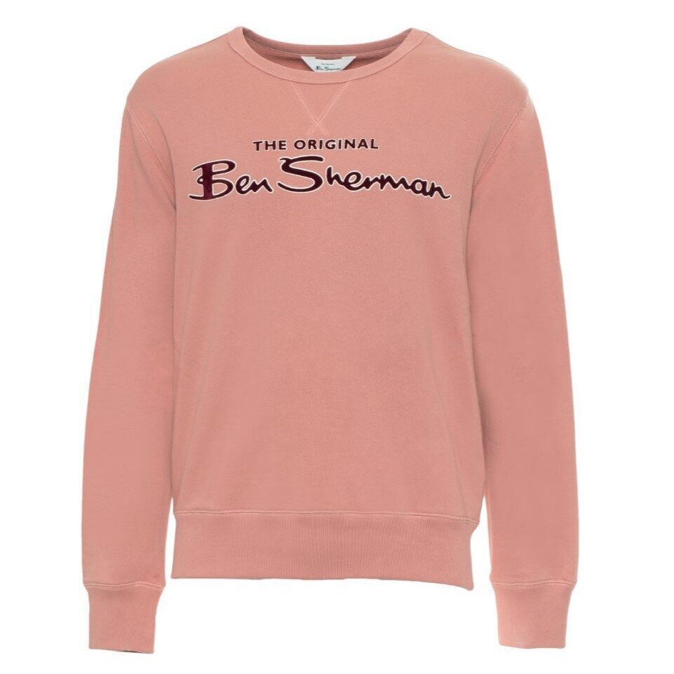 Ben Sherman džemperis vyrams 5059508331197, rožinis цена и информация | Džemperiai vyrams | pigu.lt