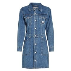 Платье для женщин Calvin Klein Jeans, синее цена и информация | Платья | pigu.lt