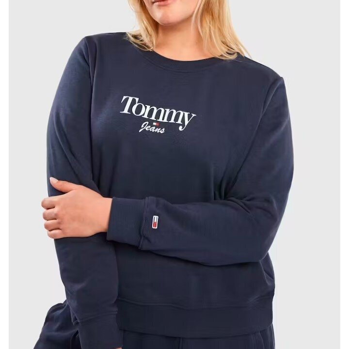 Tommy Jeans džemperis moterims, mėlynas kaina ir informacija | Džemperiai moterims | pigu.lt