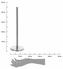 Tualetinio popieriaus laikiklis 45 cm tualetinio popieriaus ritinėlio arba popierinio rankšluosčio ritinėlio laikiklis, pagamintas iš nerūdijančio plieno, kurio matmenys: 45x15 cm. kaina ir informacija | Vonios kambario aksesuarai | pigu.lt