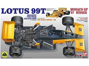 Klijuojamas modelis Beemax Lotus 99T '87 Monaco Winner, 1/12. 12001 kaina ir informacija | Konstruktoriai ir kaladėlės | pigu.lt