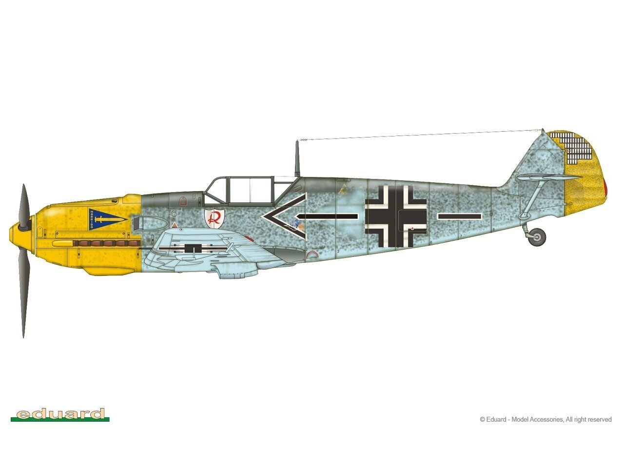 Surenkamas modelis Messerschmitt Bf 109E-4 ProfiPack Eduard 8263 kaina ir informacija | Konstruktoriai ir kaladėlės | pigu.lt