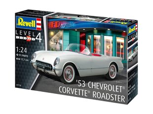 Plastikinis surenkamas modelis Revell 1953 Corvette Roadster 1/24, 07718 kaina ir informacija | Klijuojami modeliai | pigu.lt