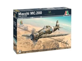 Klijuojamas modelis Italeri Macchi C.200 Serie XXI-XXIII, 1/48, 2767 kaina ir informacija | Klijuojami modeliai | pigu.lt