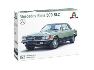 Klijuojamas modelis Italeri Mercedes-Benz 500 SLC, 1/24, 3633 kaina ir informacija | Klijuojami modeliai | pigu.lt