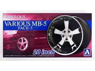 Ratų komplektas surenkamam modeliui Fabulous Various MB-5 FACE-3 20" Aoshima 05425 kaina ir informacija | Konstruktoriai ir kaladėlės | pigu.lt