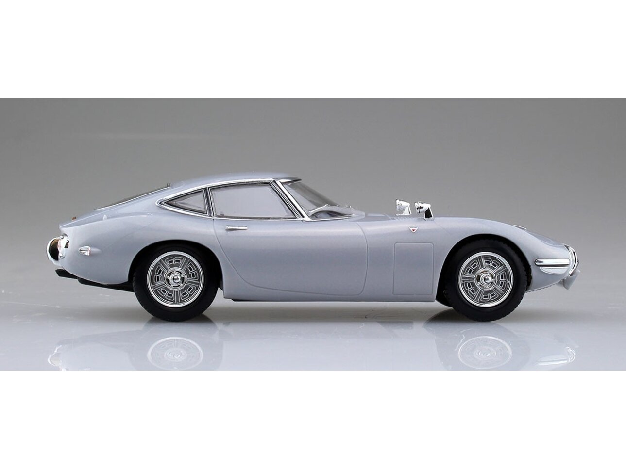 Surenkamas modelis Toyota 2000GT Thunder Silver Metallic Aoshima 05629 kaina ir informacija | Konstruktoriai ir kaladėlės | pigu.lt