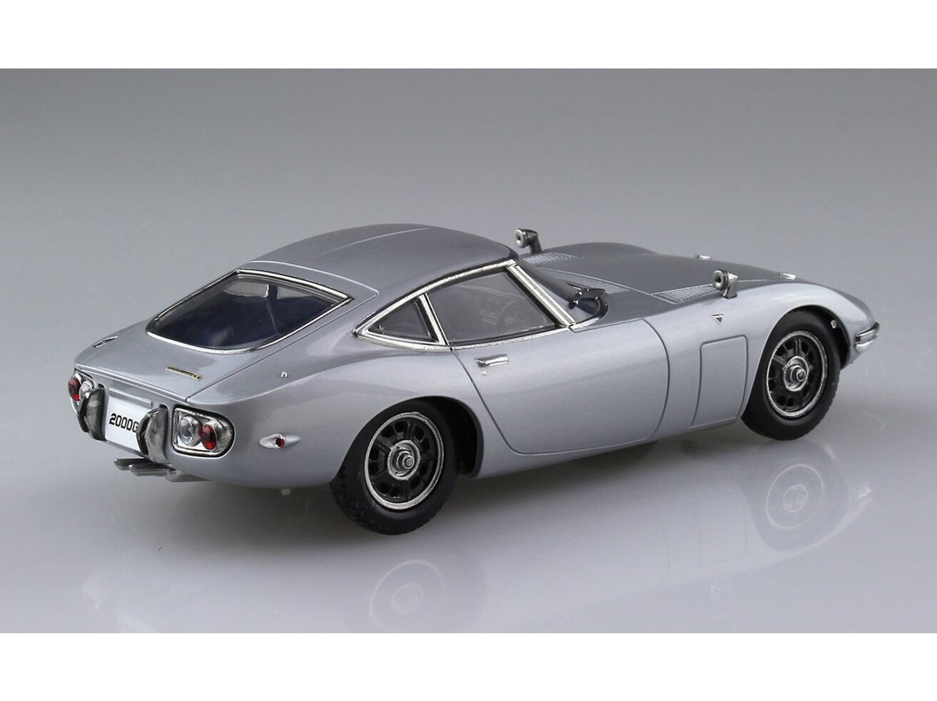 Surenkamas modelis Toyota 2000GT Thunder Silver Metallic Aoshima 05629 kaina ir informacija | Konstruktoriai ir kaladėlės | pigu.lt