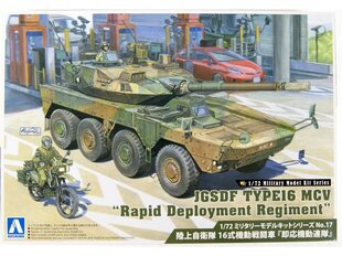 Сборная пластиковая модель. Aoshima JGSDF Type 16 MCV "Rapid Deployment Regiment", 1/72, 05684 цена и информация | Склеиваемые модели | pigu.lt