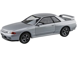 Сборная пластиковая модель. Aoshima - The Snap Kit Nissan R32 Skyline GT-R / Spark Silver, 1/32, 06356 цена и информация | Конструкторы и кубики | pigu.lt