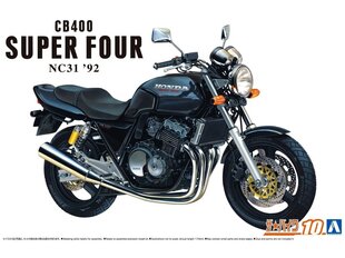 Сборная пластиковая модель. Aoshima - Honda CB400 Super Four NC31 '92, 1/12, 06384 цена и информация | Склеиваемые модели | pigu.lt