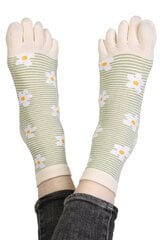Женские чулки белого цвета LORETTA цена и информация | Женские носки | pigu.lt