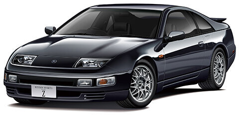 Surenkamas modelis Fujimi Nissan 300ZX (Z32) Fairlady Z Version S 2 Seater 1/24, 04651 kaina ir informacija | Konstruktoriai ir kaladėlės | pigu.lt