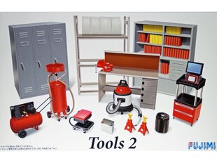 Fujimi - Garage & Tool Series Tools Set 2, 1/24, 11371 kaina ir informacija | Piešimo, tapybos, lipdymo reikmenys | pigu.lt