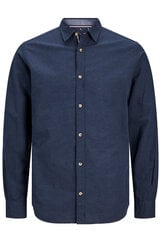 Marškiniai vyrams Jack & Jones 12248580, mėlyni kaina ir informacija | Vyriški marškiniai | pigu.lt