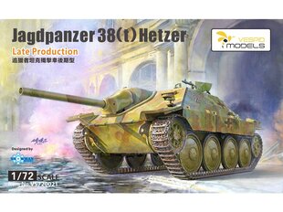 Сборная пластиковая модель. Jagdpanzer 38(t) Hetzer Late Production, 1/72, 720021 цена и информация | Склеиваемые модели | pigu.lt