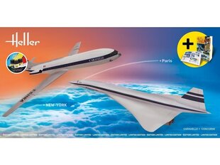 Klijuojamas modelis Heller Concorde and Caravelle, 1/100, 52333 kaina ir informacija | Klijuojami modeliai | pigu.lt