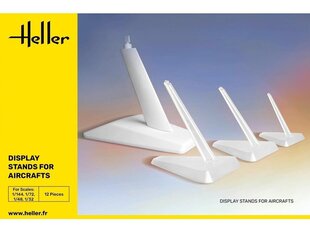 Heller - 12 шт. Подставки для самолетов для масштабов 1/144, 1/72, 1/48, 1/32, 95200 цена и информация | Склеиваемые модели | pigu.lt