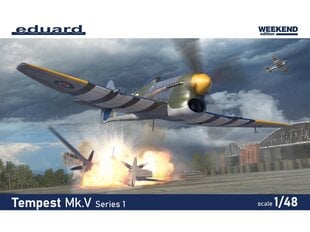 Surenkamas modelis Hawker Tempest Mk.V Series 1 Weekend Edition Eduard 84195 цена и информация | Конструкторы и кубики | pigu.lt