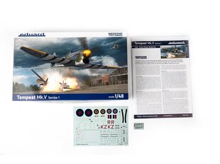 Surenkamas modelis Hawker Tempest Mk.V Series 1 Weekend Edition Eduard 84195 цена и информация | Конструкторы и кубики | pigu.lt