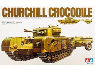 Surenkamas tanko modelis Tamiya Churchill Mk VII Crocodile 1/35 35100 kaina ir informacija | Konstruktoriai ir kaladėlės | pigu.lt