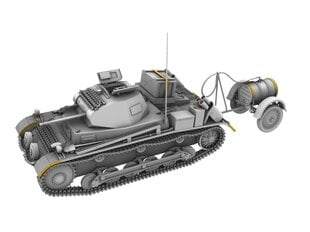 Klijuojamas modelis IBG Models Pz.Kpfw. II Ausf.b German Light Tank with fuel trailer, 1/35, 35080 kaina ir informacija | Klijuojami modeliai | pigu.lt