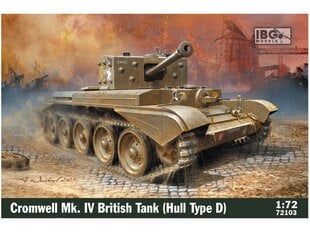Klijuojamas modelis IBG Models A27M Cromwell Mk. IV hull type D, 1/72, 72103 kaina ir informacija | Klijuojami modeliai | pigu.lt