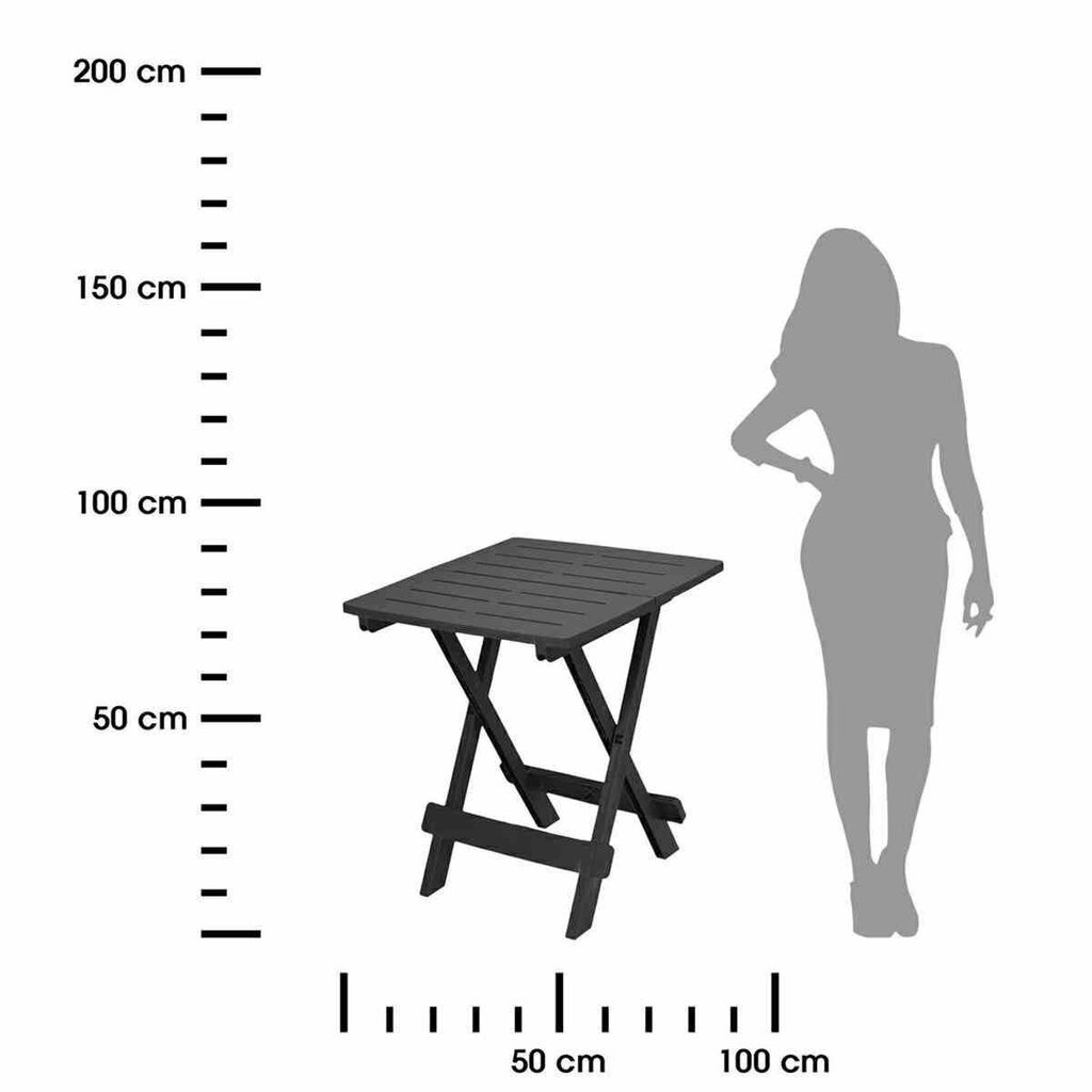 Stalas, pilkas kaina ir informacija | Lauko stalai, staliukai | pigu.lt