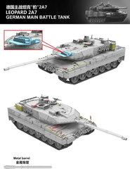 Klijuojami modeliai Leopard 2A7 German Main Battle Tank kaina ir informacija | Klijuojami modeliai | pigu.lt