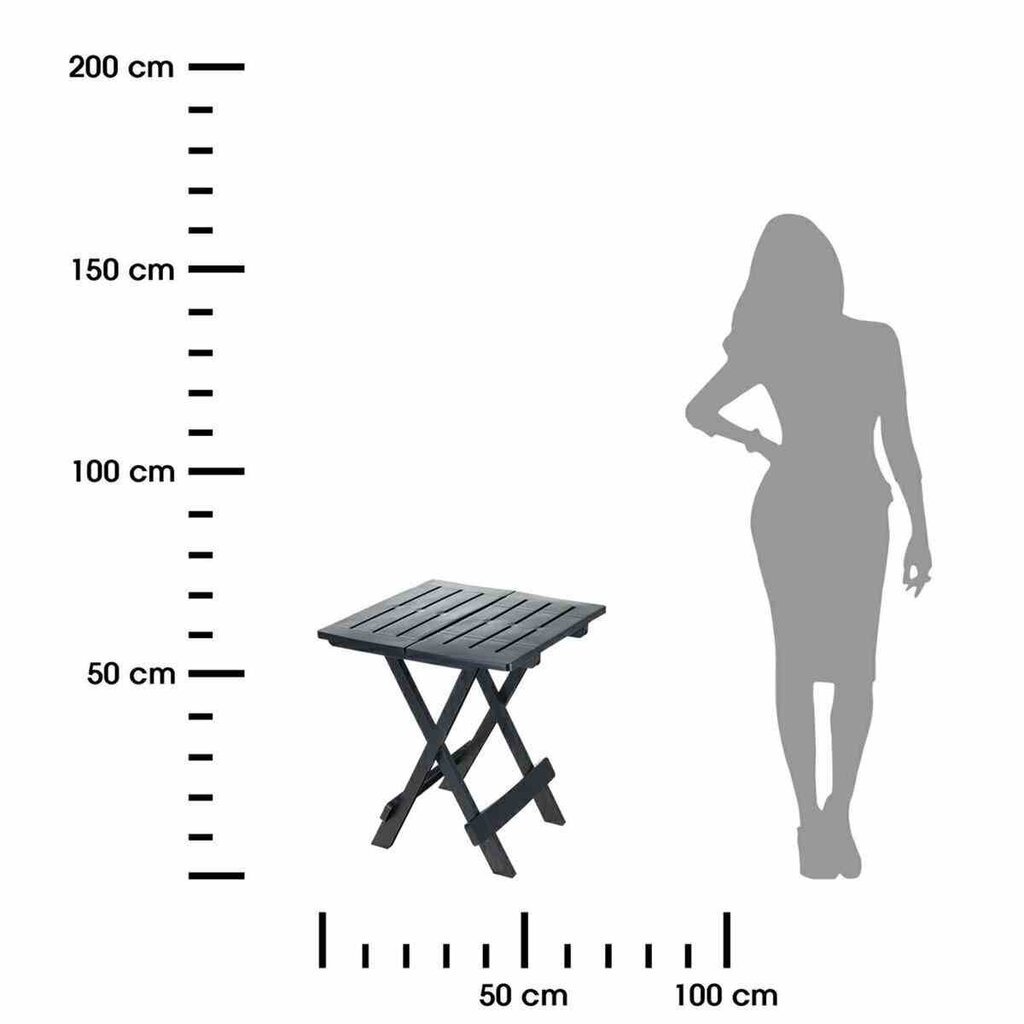 Balkono stalas Progarden, pilkas kaina ir informacija | Lauko stalai, staliukai | pigu.lt