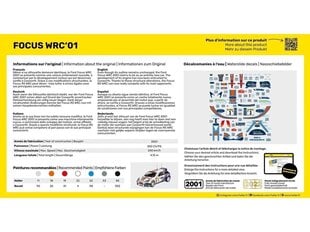 Klijuojamas modelis Heller Ford Focus WRC'01, 1/43, 56196 kaina ir informacija | Klijuojami modeliai | pigu.lt