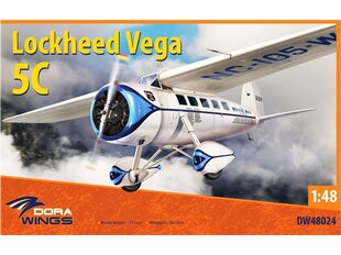 Сборная пластиковая модель. Dora Wings - Lockheed Vega 5C, 1/48, 48024 цена и информация | Конструкторы и кубики | pigu.lt