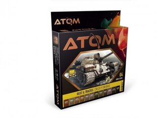 Akrilinių dažų rinkinys Ammo Mig Atom Rust & Tracks, 20703 kaina ir informacija | Piešimo, tapybos, lipdymo reikmenys | pigu.lt
