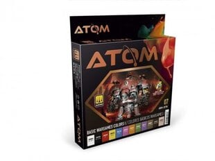 Akrilinių dažų rinkinys Ammo Mig Atom Basic Wargames Colors I, 20706 kaina ir informacija | Piešimo, tapybos, lipdymo reikmenys | pigu.lt