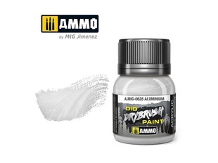 Sendinimo priemonė Ammo Mig Drybrush Aluminium 0628, 40ml, pilka kaina ir informacija | Piešimo, tapybos, lipdymo reikmenys | pigu.lt