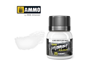 Sendinimo priemonė Ammo Mig Drybrush Fluor White 0649, 40 ml, balta kaina ir informacija | Piešimo, tapybos, lipdymo reikmenys | pigu.lt