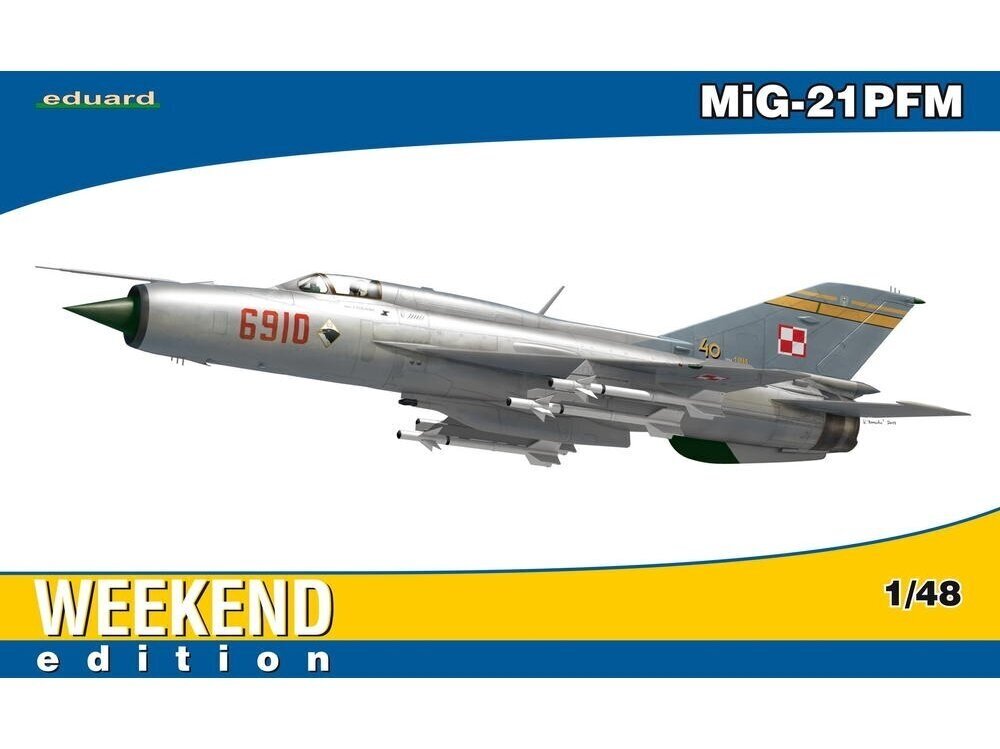 Surenkamas modelis MiG-21PFM Weekend Edition Eduard 84124 kaina ir informacija | Konstruktoriai ir kaladėlės | pigu.lt