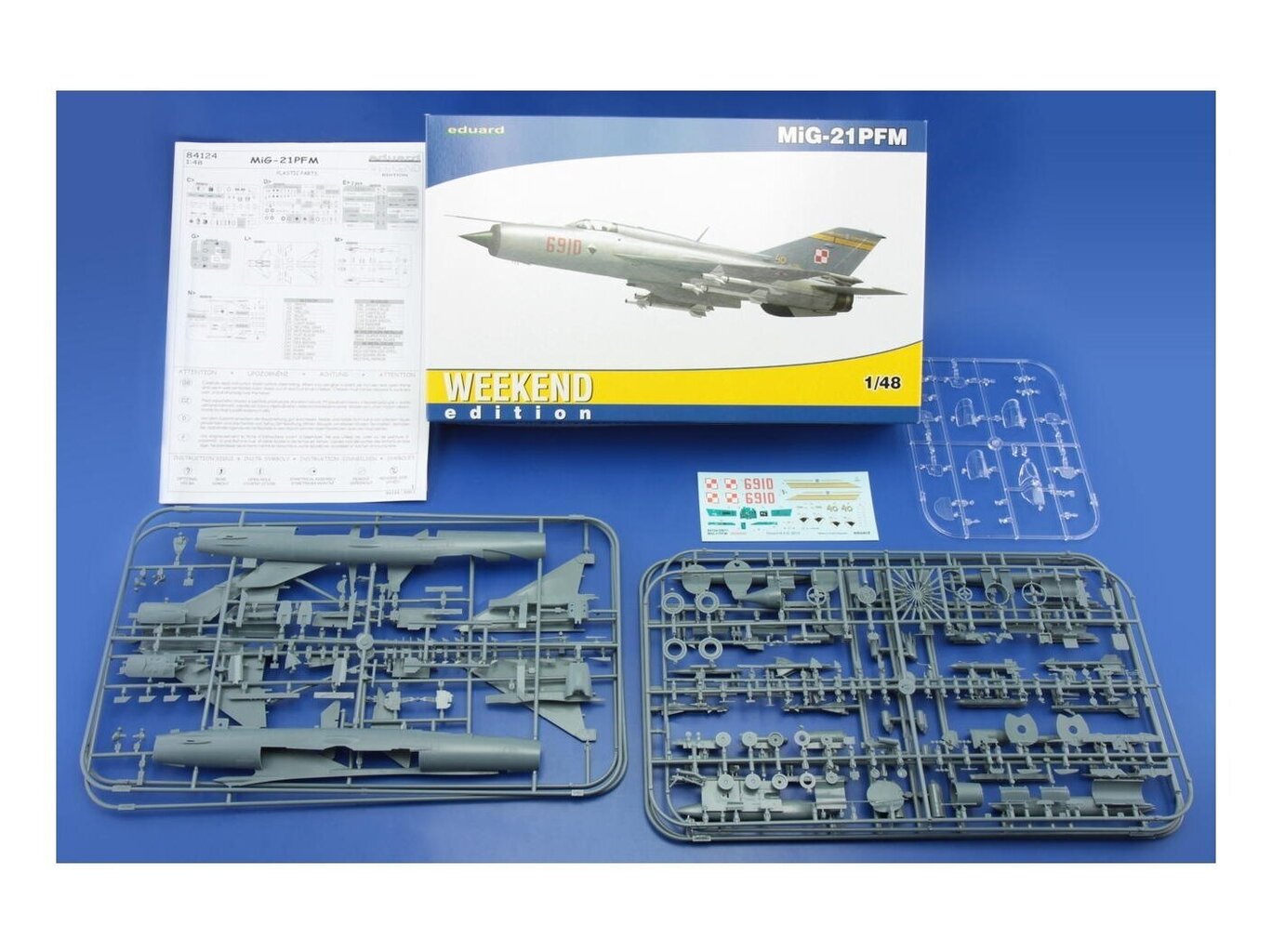 Surenkamas modelis MiG-21PFM Weekend Edition Eduard 84124 kaina ir informacija | Konstruktoriai ir kaladėlės | pigu.lt