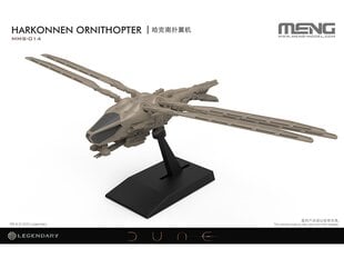 Meng Model - Dune Harkonnen Ornithopter (Sparnų plotis 173 mm ir ilgis 88 mm), MMS-014 kaina ir informacija | Klijuojami modeliai | pigu.lt