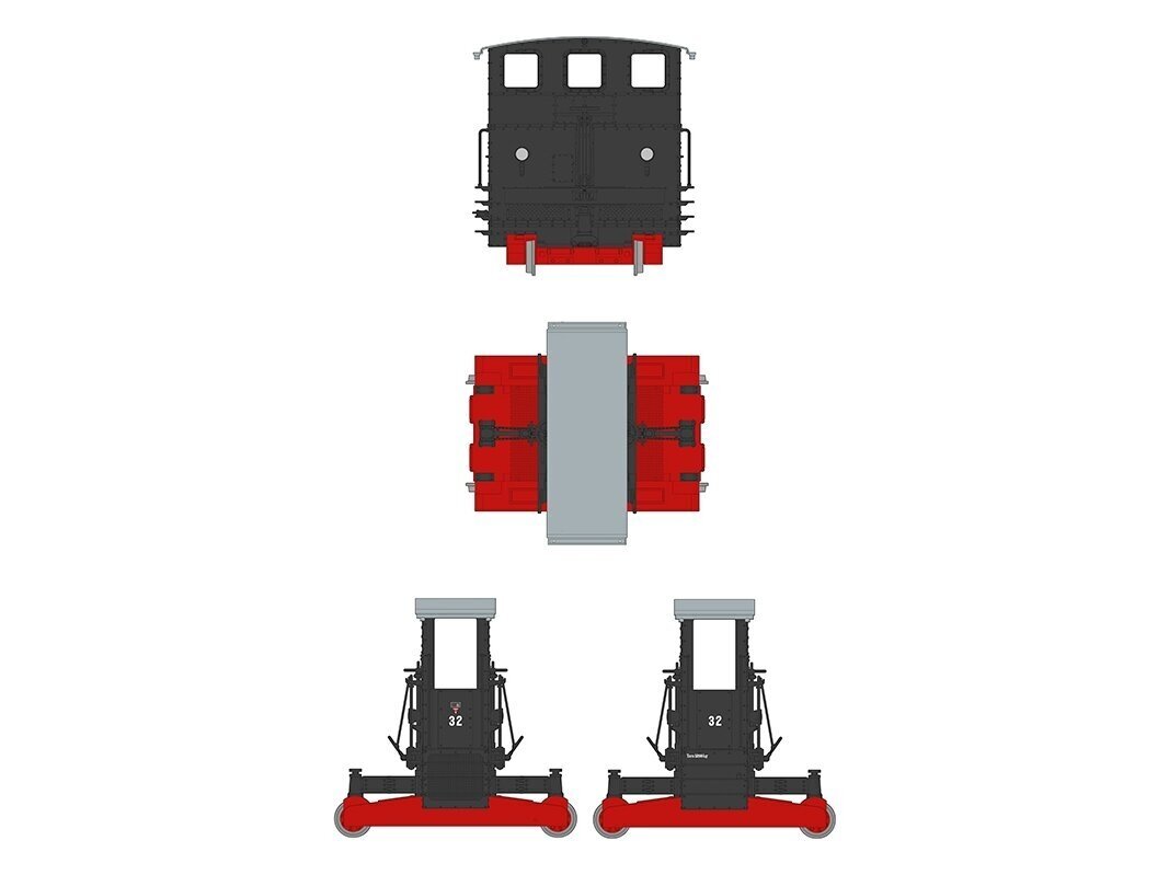 Surenkamas modelis AK Interactive Breuer IV Rail Shunter kaina ir informacija | Konstruktoriai ir kaladėlės | pigu.lt