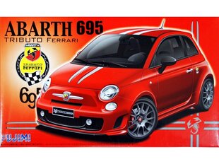 Fujimi - Fiat Abarth 695 Tribute to Ferrari, 1/24, 12384 цена и информация | Конструкторы и кубики | pigu.lt