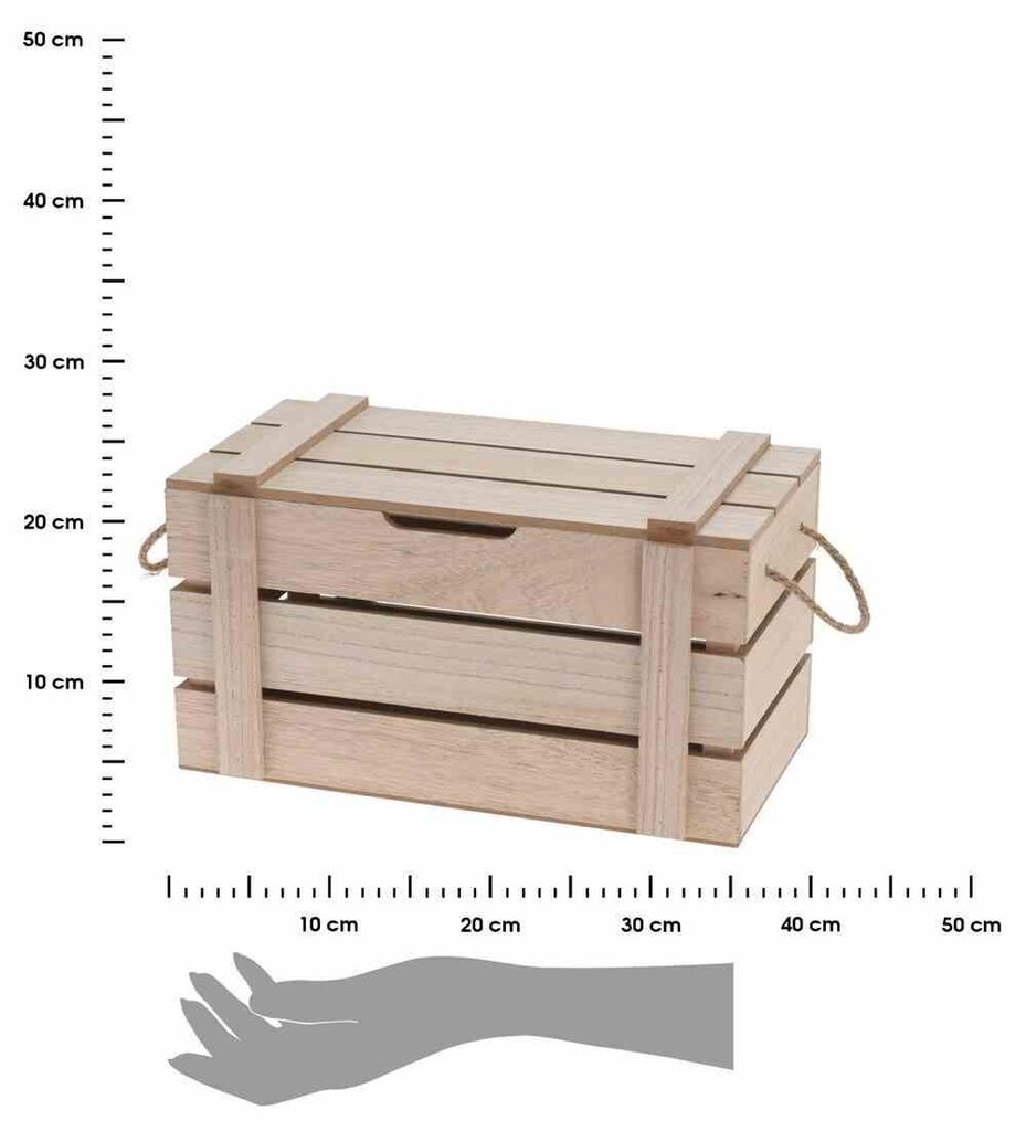 Daiktadėžė, 36x19x19 cm kaina ir informacija | Daiktadėžės | pigu.lt