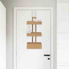 Bambuko vonios kambario durų lentyna kaina ir informacija | Vonios kambario aksesuarai | pigu.lt